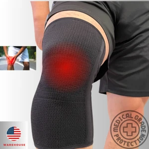 Neu medizinische Qualität Kniekompressionsunterstützung für Sport Gelenkschmerzen Arthritis Linderung - Bild 1 von 15