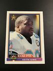 1991 Bowman # 6 Keith Sims Super Star Rookie Rc Miami Dolphins