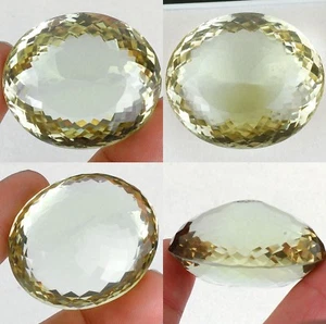 superbe citrine de Madagascar, taille ovale/219 carats (avec certificat) - Picture 1 of 1