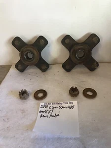 Can Am 400 Outlander Max XT 2010 Rear Hubs, Nut And Washers Both Used - Bild 1 von 12