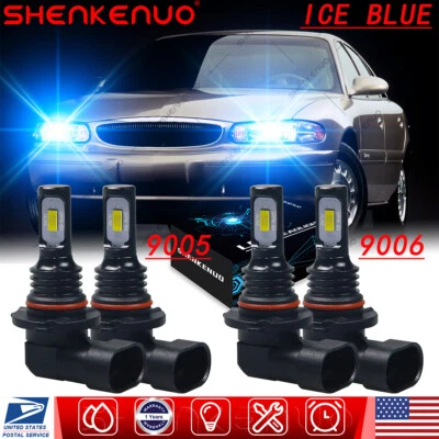 Kit de 2 bombillas LED azules combo 8000 k para Buick Century Regal 1997-2005 Foto 1 de 4
