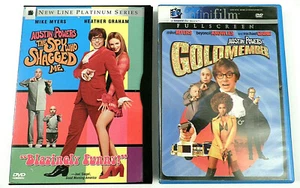 AUSTIN POWERS THE SPY WHO SHAGGED ME + GOLDMEMBER DVD SET FUNNY COMEDY MOVIES - Bild 1 von 5
