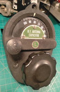 Vintage High-Voltage HF Antenna Tuning Knob/Assembly - Zdjęcie 1 z 4