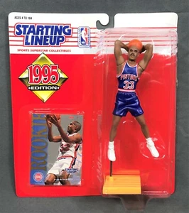 GRANT HILL - Detroit Pistons Starting Lineup SLU 1995 Figur & Karte Neu in Verpackung - Bild 1 von 5