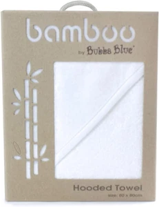 Baby/Toddler 80Cm Bamboo Hooded Bath Towel Soft Absorbent Cloth White - Picture 1 of 5