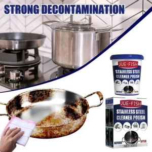 1x Powerful StainlessSteel Cookware Cleaning Paste Household Kitchen Cleaner Hot - Picture 1 of 9