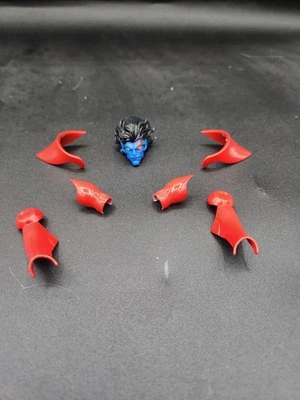 Kit de cabeza y armadura AoA Nightcrawler personalizado Marvel Legends escala 1/12 pintado Foto 1 de 4