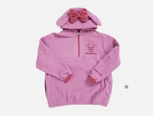 Sanrio Cosplay Zip-Up Hoodie Top mit Kapuze My Melody Pink Gr. L WOmen Japan - Bild 1 von 15