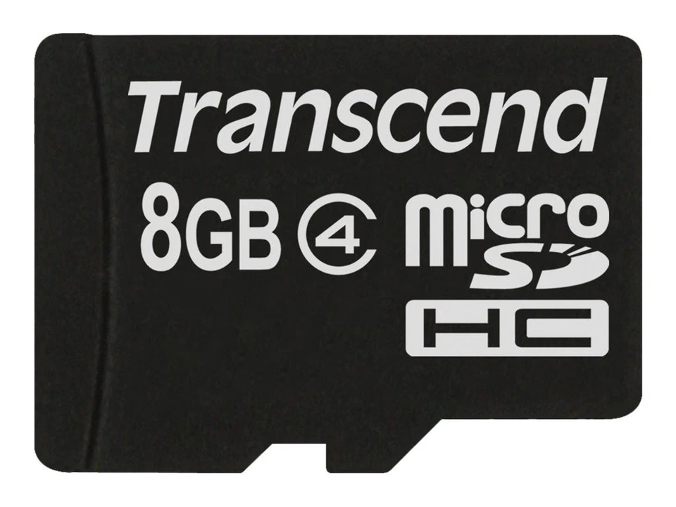 Transcend TS8GUSDC4 8 GB MicroSDHC Classe 4 Nero micro SDHC4 - Immagine 1 di 1