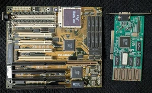 Asus PVI-486AP4 Rev.1.2 socket 3 VLB/ISA/PCI scheda madre - Foto 1 di 9
