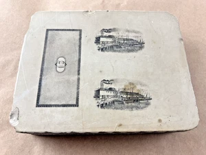 Piedra de impresión litográfica vintage 1938 Seattle WA Bond Steamboat Art Hotel - Imagen 1 de 20