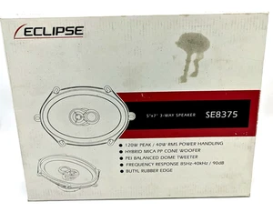 Fujitsu Ten Eclipse SE8375 5"x7" 3-Way Speakers 120W Peak - New in Box - Picture 1 of 4