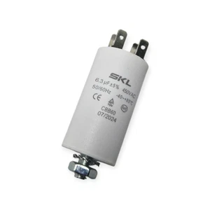 CONDENSADOR 6,3 µF 450V AC SKL ARRANQUE MOTOR PARA CALDERA Y ESTUFA - Picture 1 of 1
