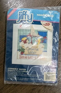 Sunset Jiffy Nadelspitzen-Set 17015 Wasser sparen Bad Freunde 5x5 1991 Vintage Neu aus altem Lagerbestand - Bild 1 von 3
