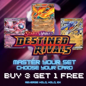 Pokemon TCG SV10 Destined Rivals | Choose Your Card | Holo/Reverse Holos/EX - Picture 1 of 160