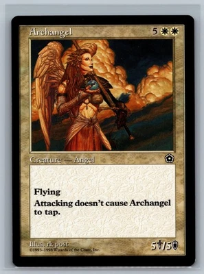Magic The Gathering Portal Second Age Archangel MTG TCG CCG - Image 1 of 2