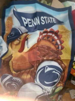 Bandera de la Casa de Acción de Gracias de Penn State - Bandera 40"X 28" Día del Pavo Foto 1 de 4