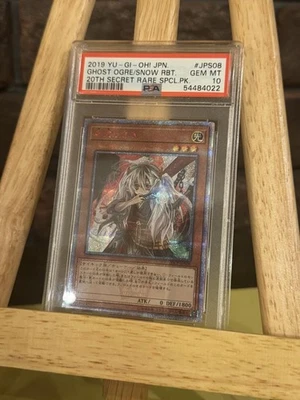 YuGiOh PSA 10 Ghost Ogre and Snow Rabbit 20th Secret Rare Japan - Image 1 of 2