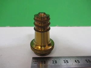 ANTICO OBIETTIVO OTTONE CARL ZEISS del 1900 RARO MICROSCOPIO OTTICO PARTE F3-B-17 - Foto 1 di 11