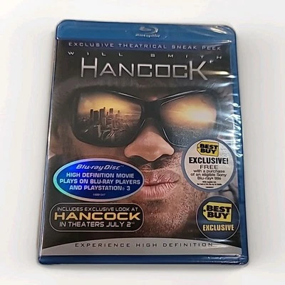 Hancock (Blu-ray, Best Buy Exclusive, 2008) - FACTORY SEALED Foto 1 de 2