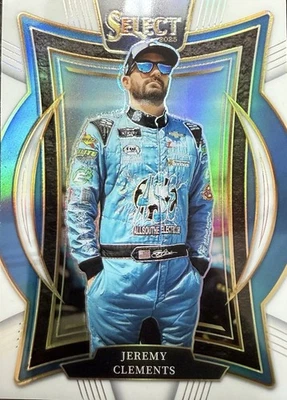 2025 Panini Select NASCAR Racing White Prizm 44 Jeremy Clements #88/99 - Image 1 of 2