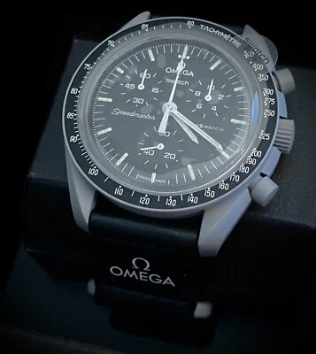 OMEGA X SWATCH SpeedMaster MoonSwatch миссии на Луну хронограф новый с ярлыками - Изображение 1 из 4