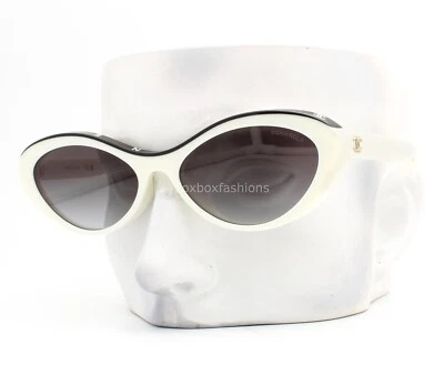 Chanel Sunglasses ch5416A 1763/S6 Creamy White & Black Pale Gold CC - No Case - Image 1 of 4