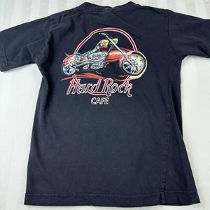 Hard Rock Cafe T Shirt Kids Size Medium Black Amsterdam Graphic Tee - Picture 1 of 10