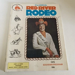 1978 Red River Rodeo Program. 21st Annual. Wichita Kansas KS. Cowboys Great Ads! - Picture 1 of 24