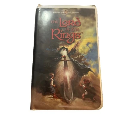 The Lord Of The Rings Warner Brothers Vintage 1978 VHS Very Good J.R.R Tolkien  - Image 1 of 2