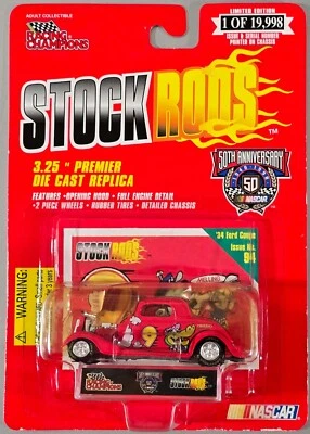 Vintage 1998 Racing Champions Stock Rods '34 Ford Coupe #9 Lake Speed - Image 1 of 4