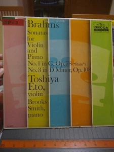 Brahms Sonata For Violin And Piano Number 1 In G. Op. 78 "Rain" No 3 in D minor - Picture 1 of 4