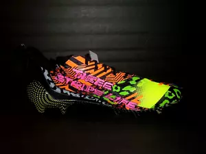 Adidas Adizero 12.0 Mismatch Football Cleats IG9569 Black/Multi Men Sz 16 - Picture 1 of 7