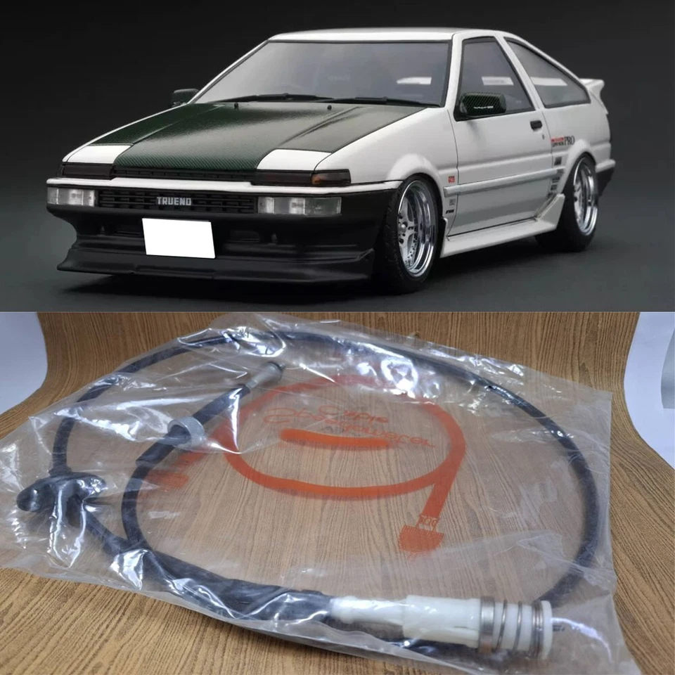 适用于 1985 - 87 初始 D 丰田 COROLLA AE86 LEVIN TRUENO 速度计电缆线 x1 — 第 1/4 张图片