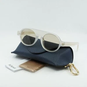 Occhiali da sole LOEWE LW40020I 21E bianco/marrone traslucido 48-23-145 nuovi autentici - Foto 1 di 6