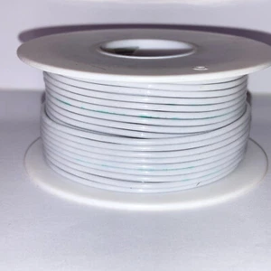 M22759/16-20 20 Gauge Stranded White Tefzel Ins. Airframe Wire 100 ft. Spool - Picture 1 of 1