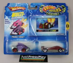 Hot Wheels Color Shifters Creatures Multi-Color Change Diecast Cars 2 Pack MOC - Picture 1 of 10