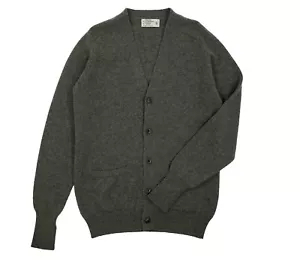 Lammwoll Strickjacke in Derby Grau - Bild 1 von 1