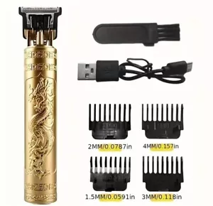 Wireless rechargeable Mens Hair Clippers Shaver Trimmers Machine Sealed - Picture 1 of 4