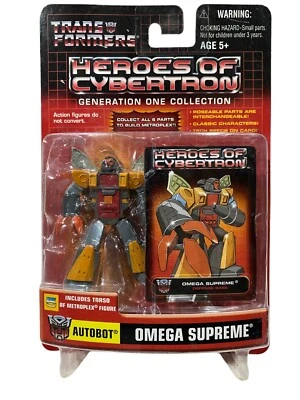 Transformers Heroes of Cybertron Omega Supreme 2002 Figure New w Package Damage - Image 1 of 4