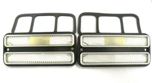 Clear Lens Deluxe Side Marker Light Set w/ Trim For 1968-1972 Chevrolet C10 - Picture 1 of 4