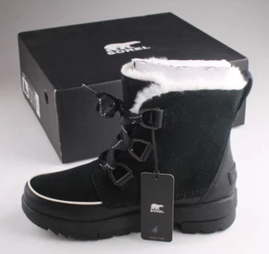 Sorel Women's Tivoli IV Waterproof Winter Leather Boot Black - NEW - Pick Size - Picture 1 of 8