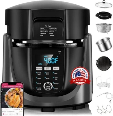 Olla Eléctrica Para Cocinar Todo Función Digital Programable A Presion 13 Modos - Imagen 1 de 4