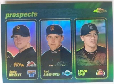 Bradley, Ainsworth, Chin-Hui Tsao 2001 Topps Chrome - Retrofractor #292 - Image 1 of 2