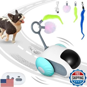 Remote Control Smart Electric Cat Toy Car, Interactive Cat Toys for Indoor Ca - Picture 1 of 5