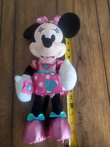 Walt Disney Minnie Mouse Junior RollerSkate Talking Stuffed Animal/doll WDW - Picture 1 of 10