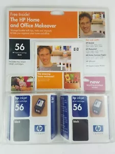 HP 56 Black 2 Pack ~ Expired 2005 ~ Sealed - Picture 1 of 3
