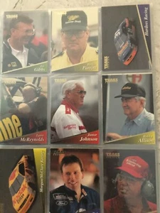1994 traks premium NASCAR card lot Allison, McReynolds, Bennett, Bernstein,  - Picture 1 of 1