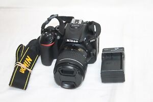 Nikon D5600 24.2MP SLR Camera with AF-P 18-55mm DX VR Lens Shutter Count 8100