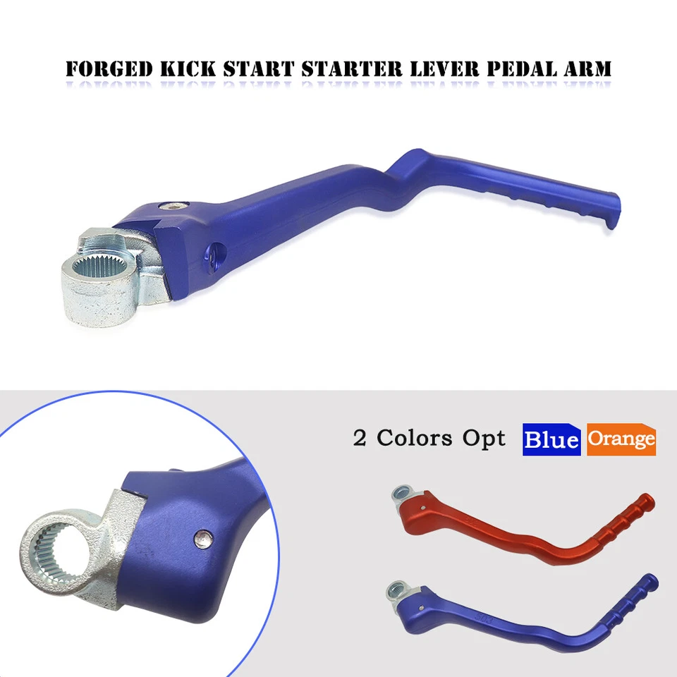 Palanca de arranque forjada azul para KTM SX SXF XC EXC-F para Husqvarna Te TC 250 500 Foto 1 de 4